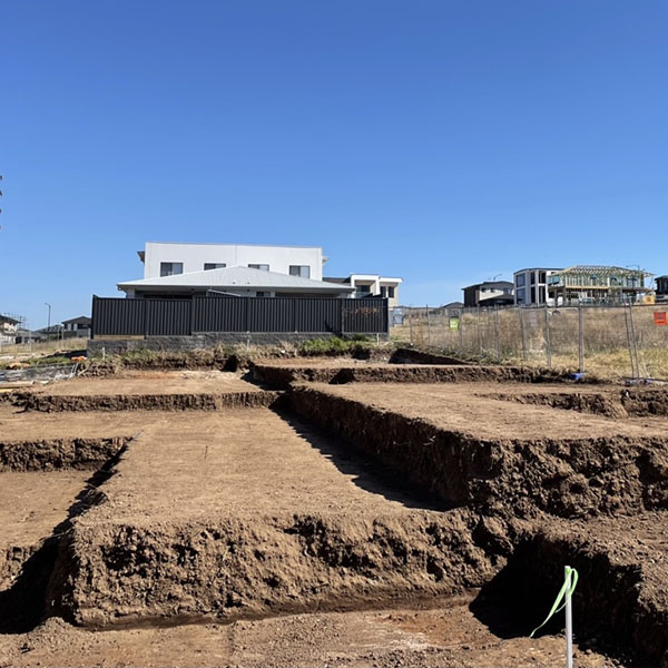 , Detailed Edge Beams & Footing Excavation, Impact Earthworx